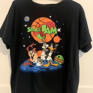 Space Jam Graphic Short-Sleeve Tee - Black